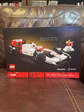 LEGO Icons McLaren MP4/4 & Ayrton Senna 10330. New in Sealed Box